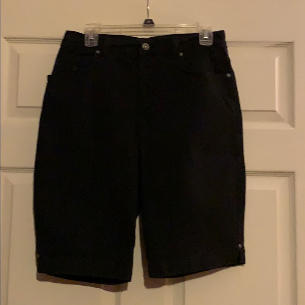Gloria Vanderbilt Denim Bermuda Shorts